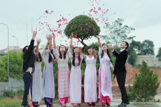 launching flowers