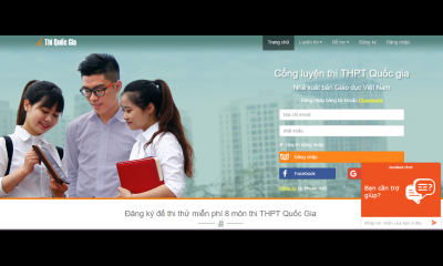 Cổng luyện thi THPT quốc gia hữu ích cho thí sinh