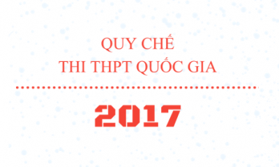 Quy chế thi trung học phổ thông quốc gia và xét công nhận tốt nghiệp trung học phổ thông