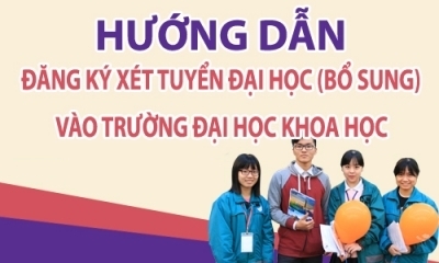 Hướng dẫn đăng ký xét tuyển E2betpet.com giaitri tructuyen (bổ sung) vào trường E2BET vip mẽ Khoa học - ĐHTN