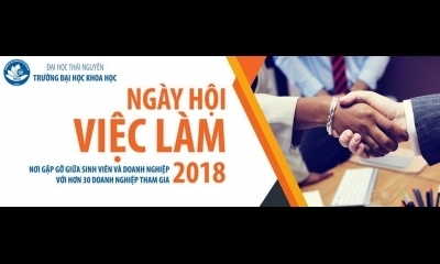 TRƯỜNG ĐẠI HỌC KHOA HỌC TỔ CHỨC THÀNH CÔNG NGÀY HỘI VIỆC LÀM NĂM 2018